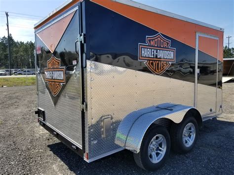 10k GVW. . Enclosed harley trailer for sale